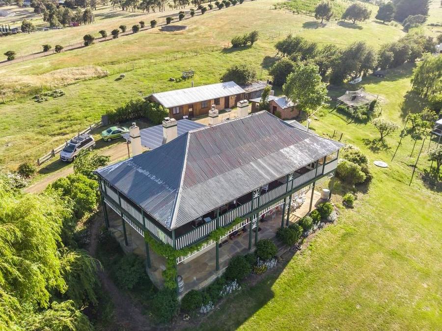 Rural homestead, wraparound verandah before