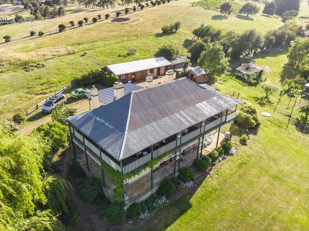 Rural homestead, wraparound verandah before